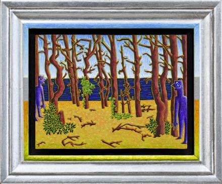 The Trees, the Sea, and Thee
14.5" x 17.5"
$900
